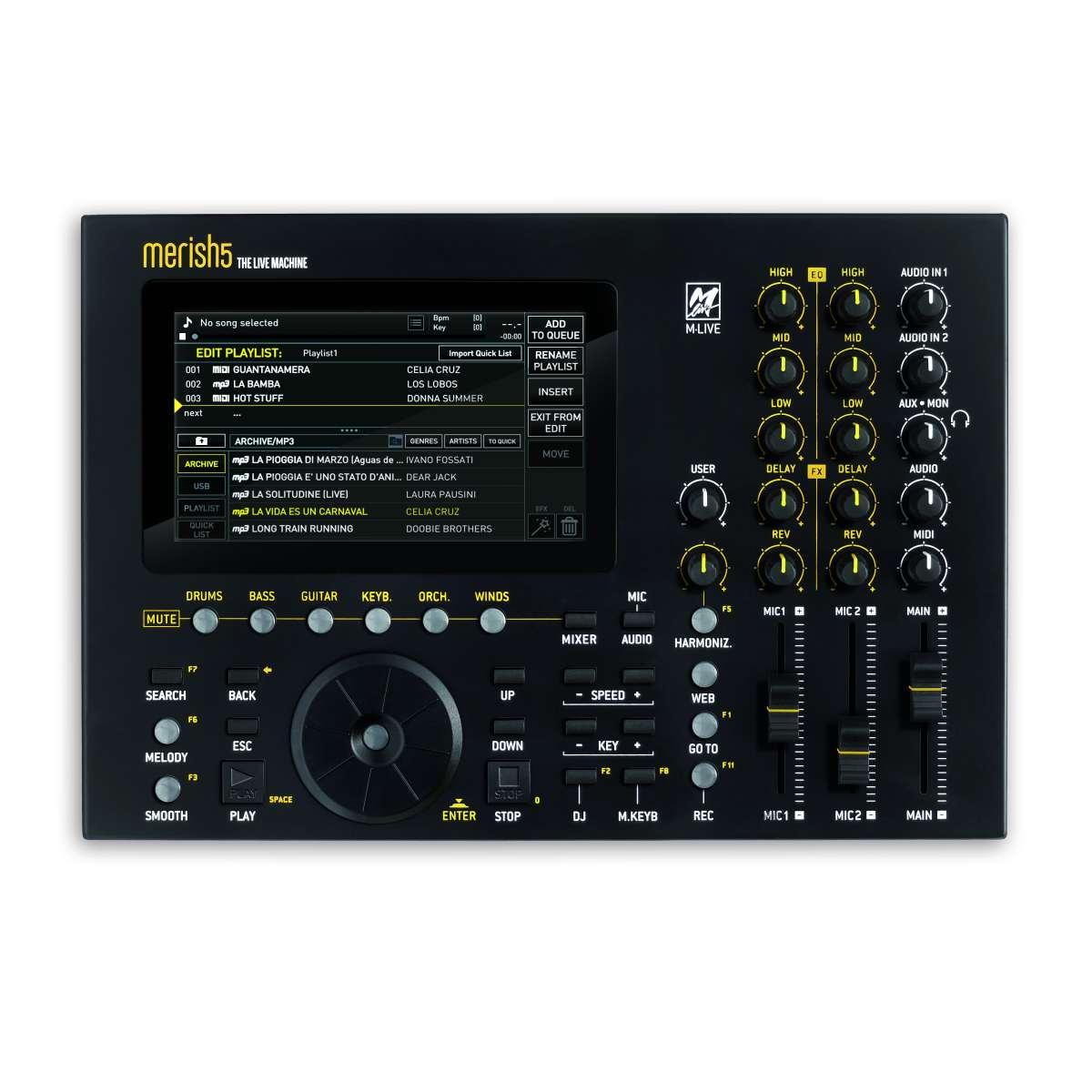 M-live merish 5 plus lettore basi midi