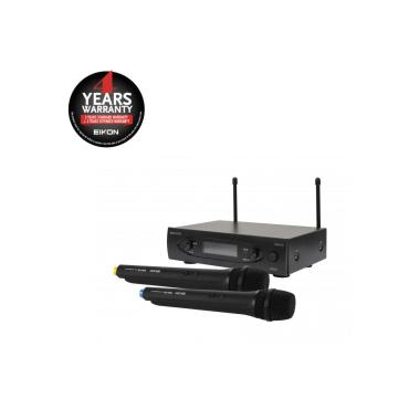 Eikon wm101dm v2 doppio radiomicrofono a mano