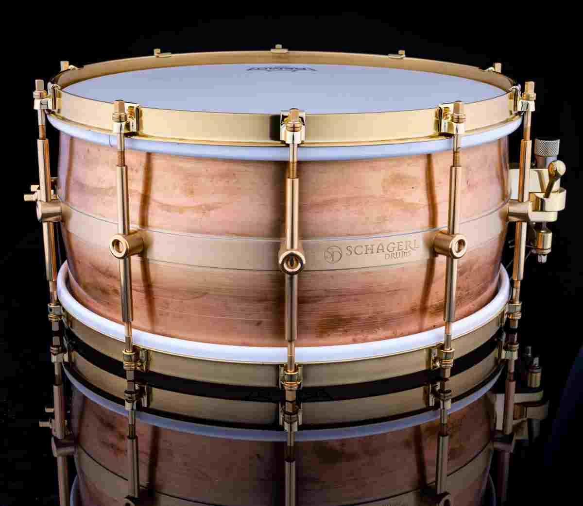 Schagerl gold brass raw rullante 14x5