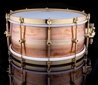 Schagerl gold brass raw rullante 14x6,5