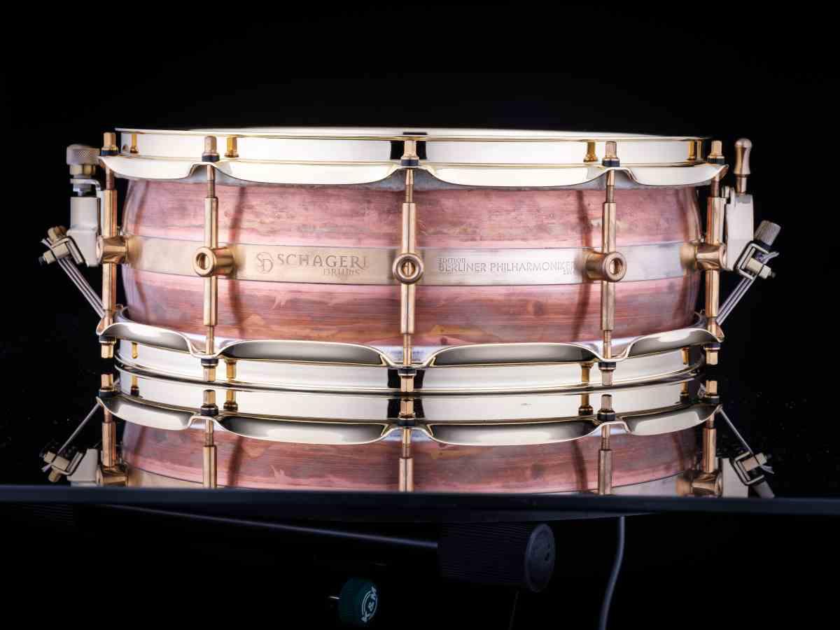 Schagerl berliner philharmoniker 2014 copper rullante 14x5 + kalfo super timpani head