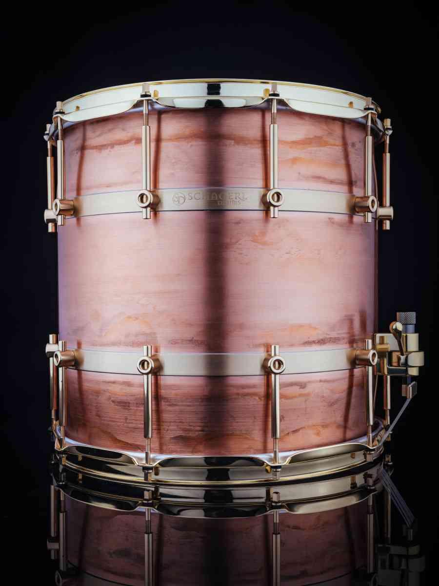 Schagerl orchestral ruhrtrommel copper rullante 14x14