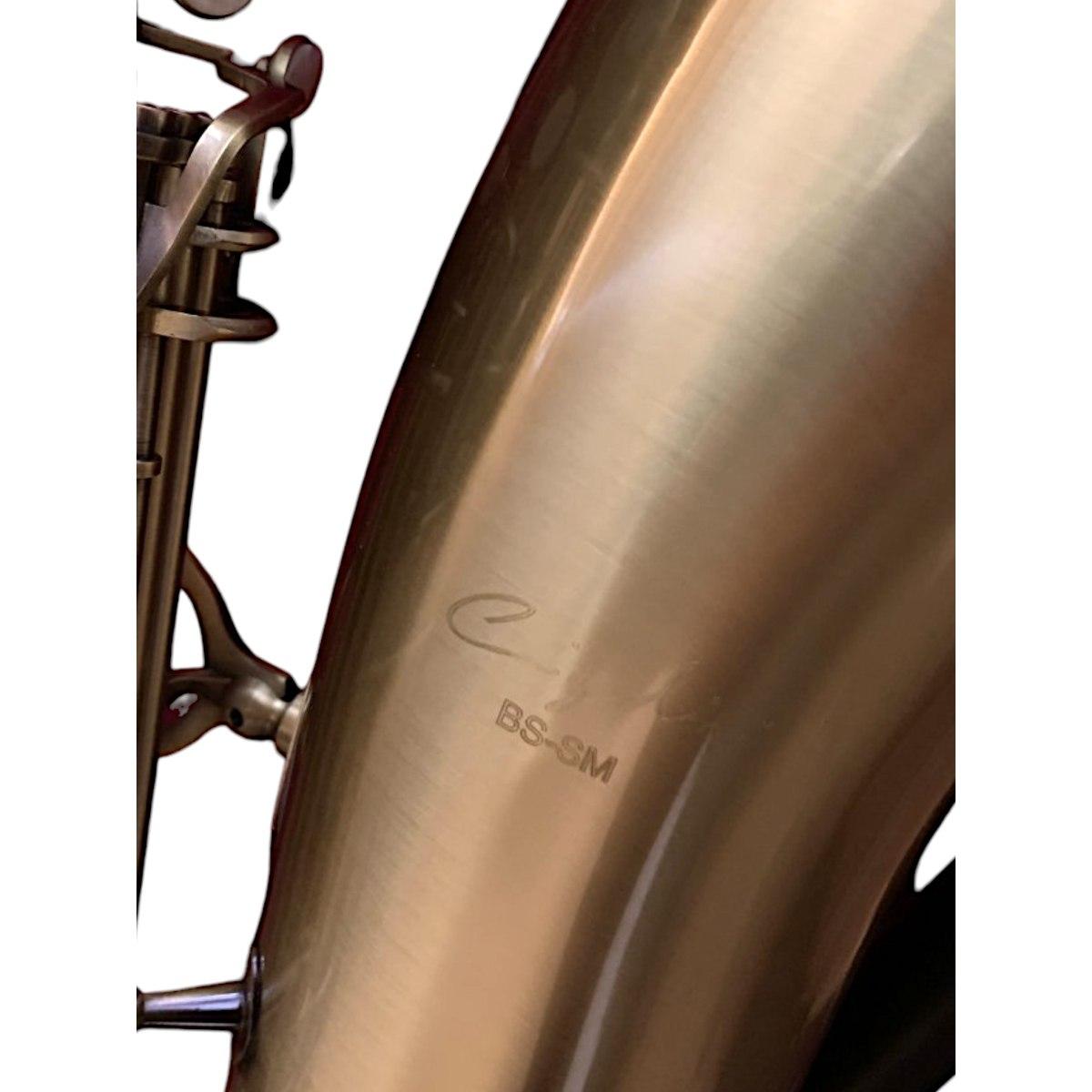 Cigalini sax baritono seriesmart brushed brass