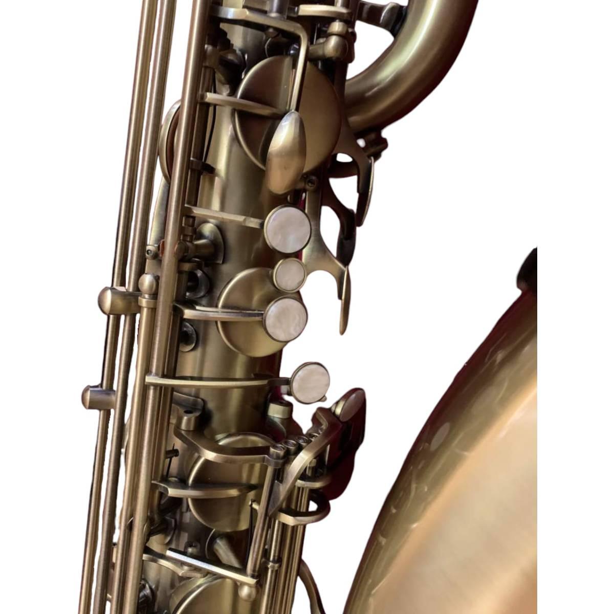 Cigalini sax baritono seriesmart brushed brass