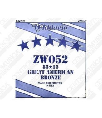 D'addario zw052 corda singola chitarra acustica
