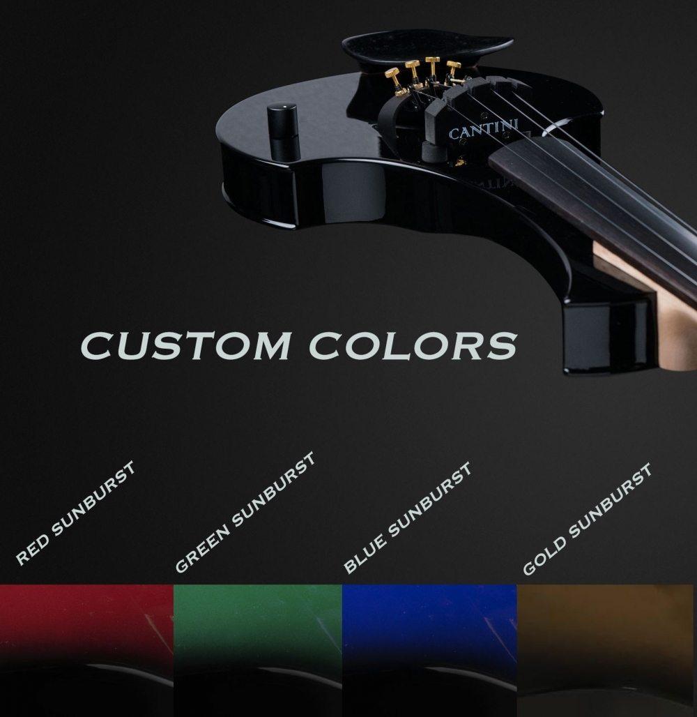 Violino elettrico Cantini Earphonic 5 corde Custom Colors