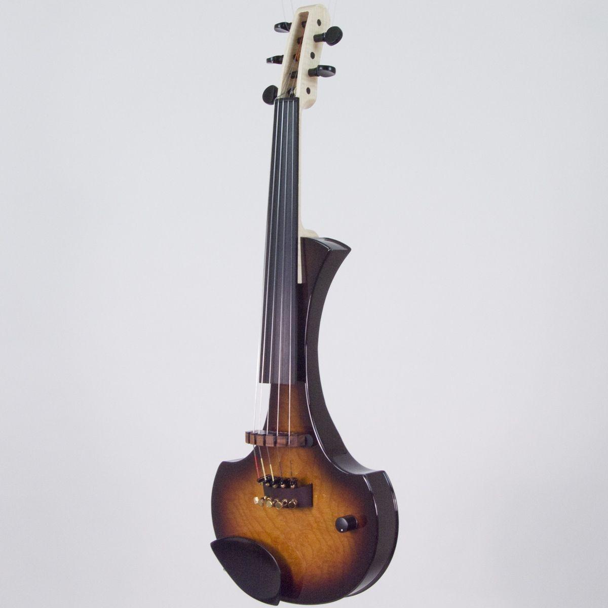 Violino elettrico Cantini Earphonic 5 corde Serie Occhietto Tobacco burst
