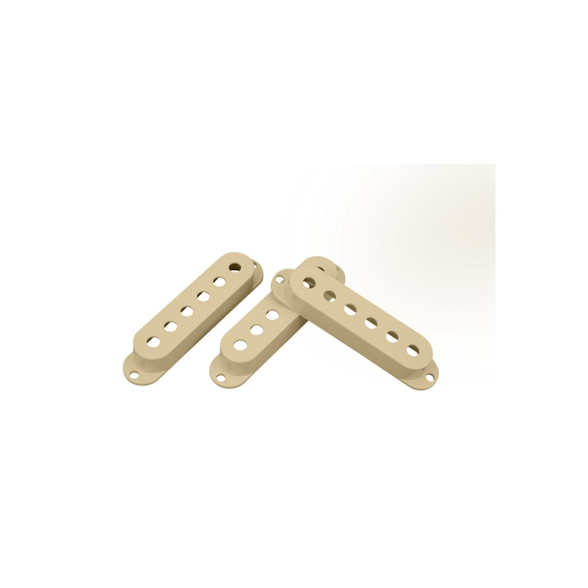 DIMARZIO DM2000CR - cover per single coil - set 3 pezzi - crema