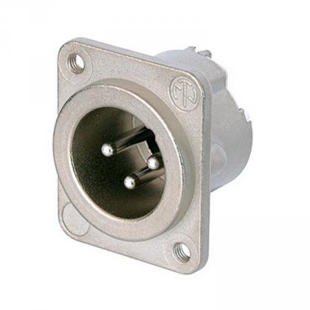 Neutrik nc3mdlxm3 connettore a pannello xlr maschio