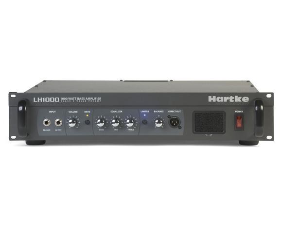 HARTKE LH1000 - 1000W @ 4 Ohm/500W @ 8 (bridged mono) - 2 x 225W @ 8/2 x 320W @ 4/2 x 545W @ 2 (dual parallel)