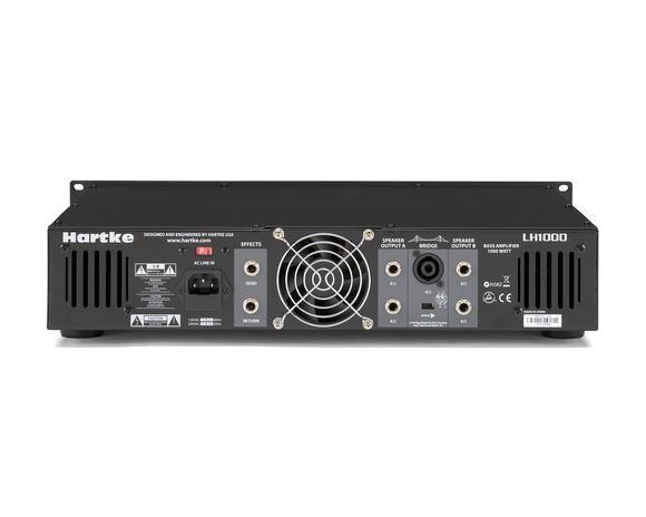 HARTKE LH1000 - 1000W @ 4 Ohm/500W @ 8 (bridged mono) - 2 x 225W @ 8/2 x 320W @ 4/2 x 545W @ 2 (dual parallel)
