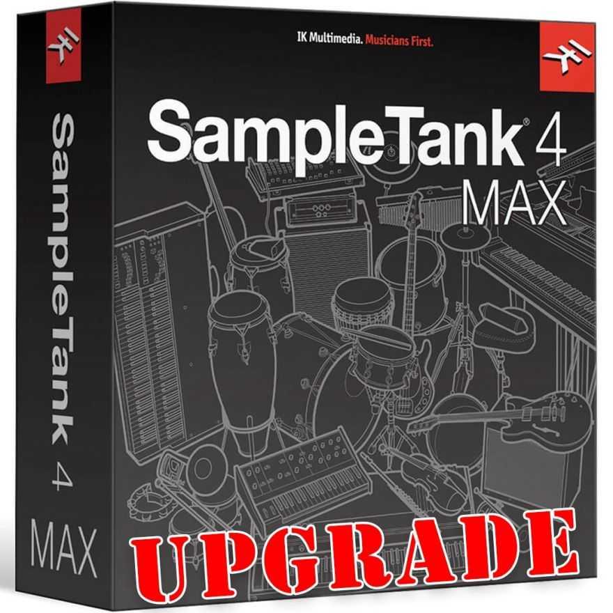 IK MULTIMEDIA SampleTank 4 MAX Upgrade - aggiornamento campionatore virtuale per MAC e PC