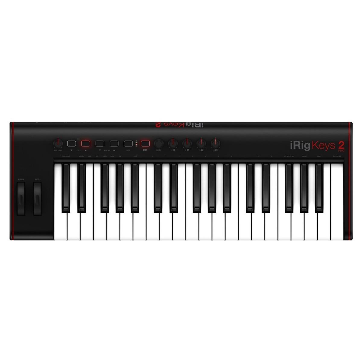 IK MULTIMEDIA iRig Keys 2 PRO - Tastiera MIDI/Controller universale con 37 tasti