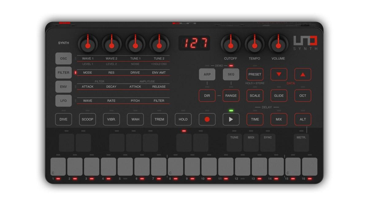 IK MULTIMEDIA UNO Synth - sintetizzatore analogico monofonico