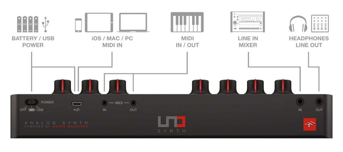 IK MULTIMEDIA UNO Synth - sintetizzatore analogico monofonico