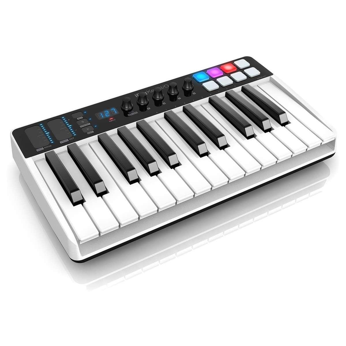 IK MULTIMEDIA iRig Keys I/O 25 - Master keyboard a 25 tasti per sistemi PC, MAC. iPad, iPhone con interfaccia audio integrata