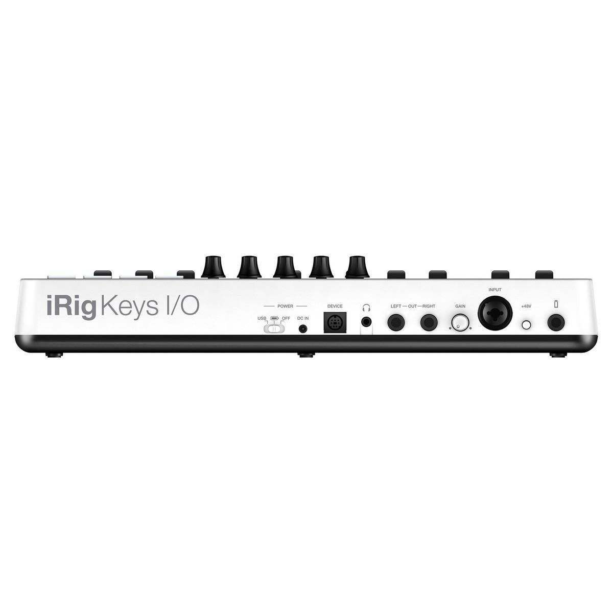 IK MULTIMEDIA iRig Keys I/O 25 - Master keyboard a 25 tasti per sistemi PC, MAC. iPad, iPhone con interfaccia audio integrata