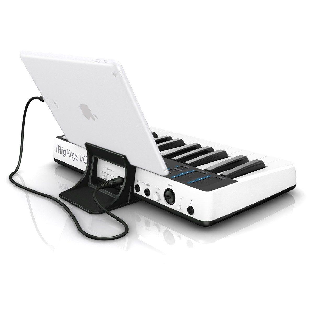 IK MULTIMEDIA iRig Keys I/O 25 - Master keyboard a 25 tasti per sistemi PC, MAC. iPad, iPhone con interfaccia audio integrata