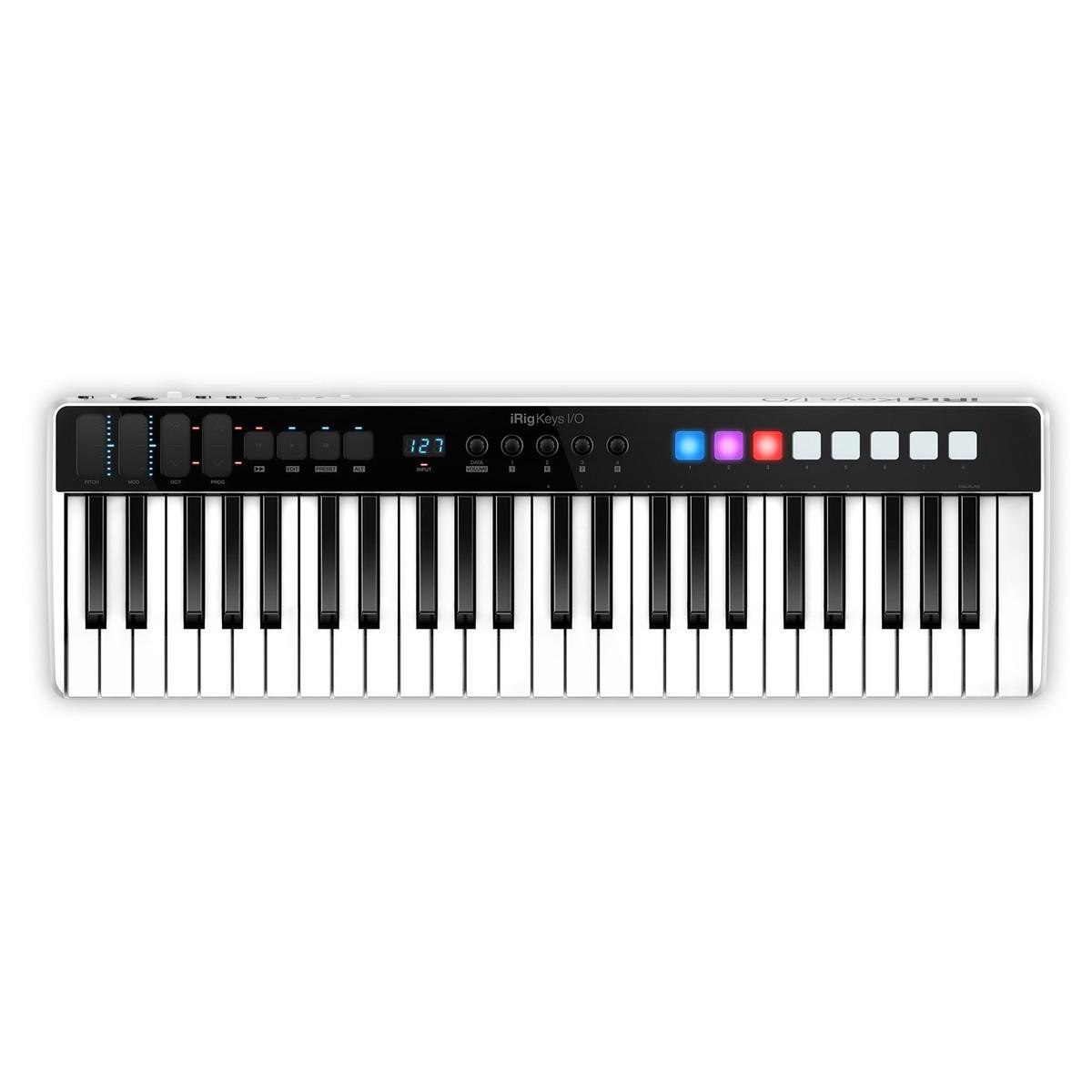 IK MULTIMEDIA iRig Keys I/O 49 - Master keyboard a 49 tasti per sistemi PC, MAC. iPad, iPhone con interfaccia audio integrata