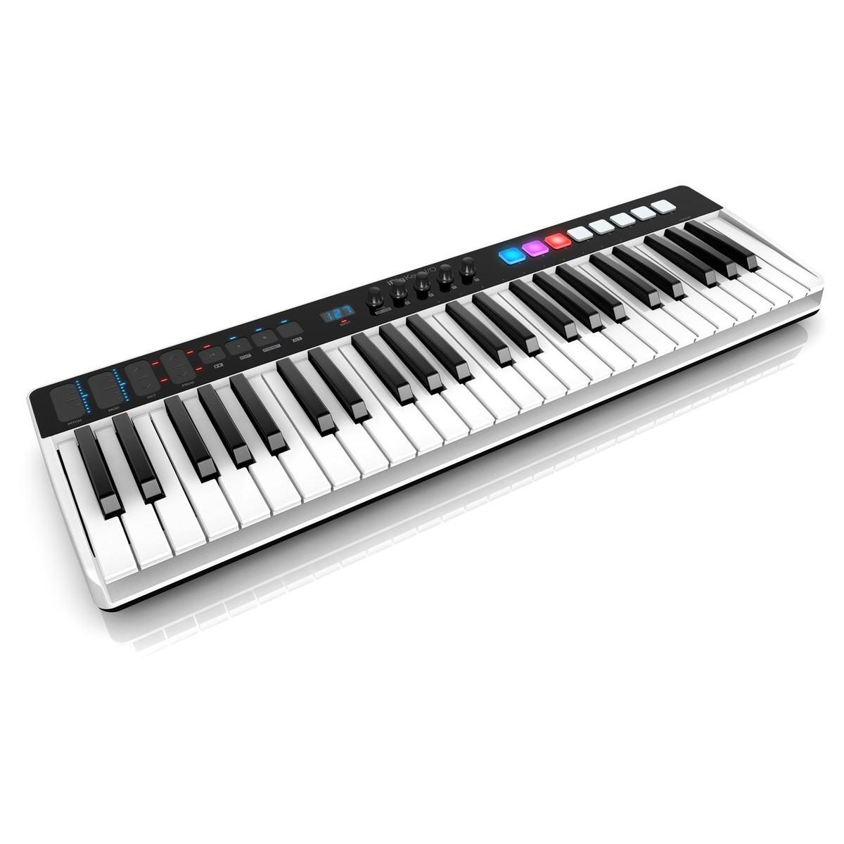 IK MULTIMEDIA iRig Keys I/O 49 - Master keyboard a 49 tasti per sistemi PC, MAC. iPad, iPhone con interfaccia audio integrata