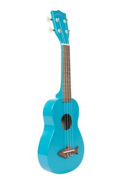 KALA MK-SS/BLU - Ukulele soprano Shark - Mako Blue - c/borsa