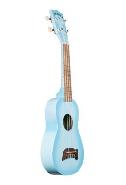 KALA MK-SD/LBLBURST - Ukulele soprano Dolphin - Light Blue Burst - c/borsa