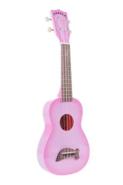 KALA MK-SD/PKBURST - Ukulele soprano Dolphin - Pink Burst - c/borsa