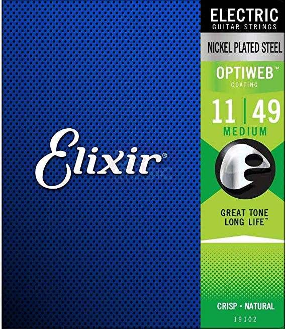 Elixir optiweb 19102 set corde chitarra elettrica