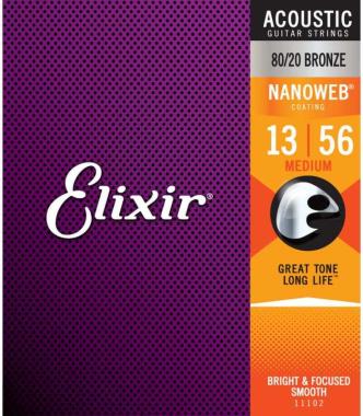 Elixir nanoweb 11102 set corde chitarra acustica