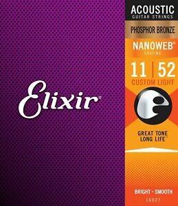 Elixir nanoweb 16027 set corde chitarra acustica