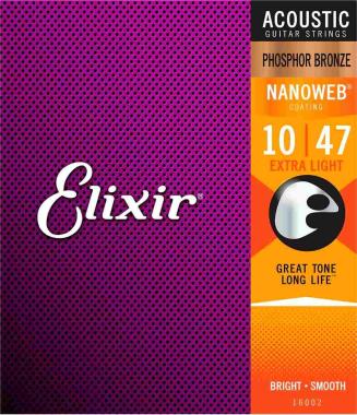 Elixir nanoweb 16002 set corde chitarra acustica