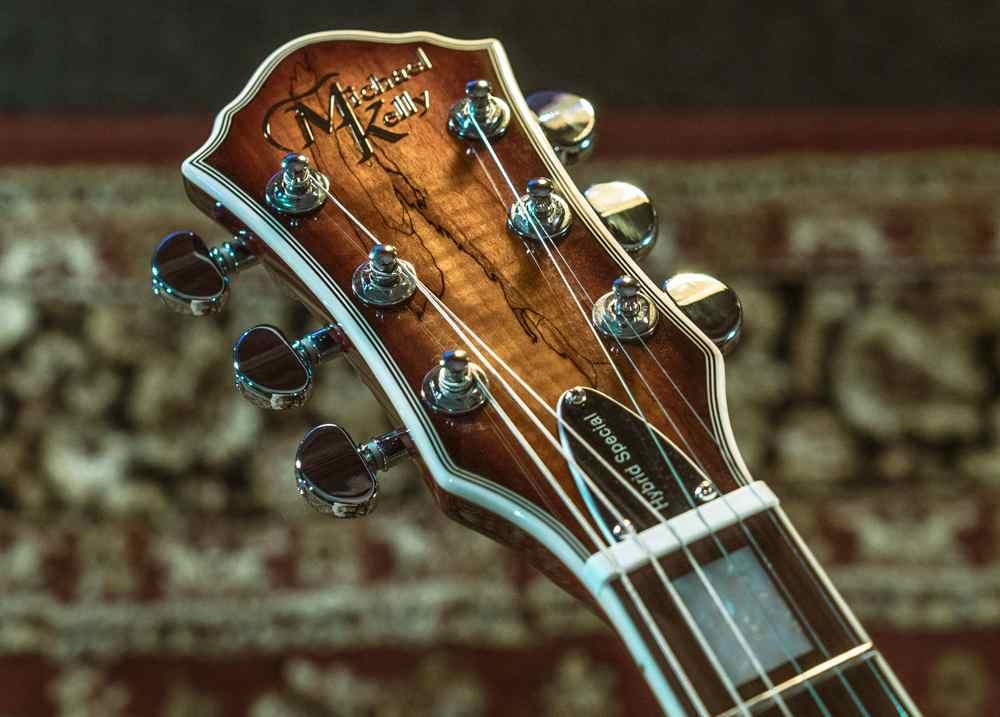 MICHAEL KELLY HYBRID SPECIAL - Chitarra ibrida elettrica/acustica - Spalted burst