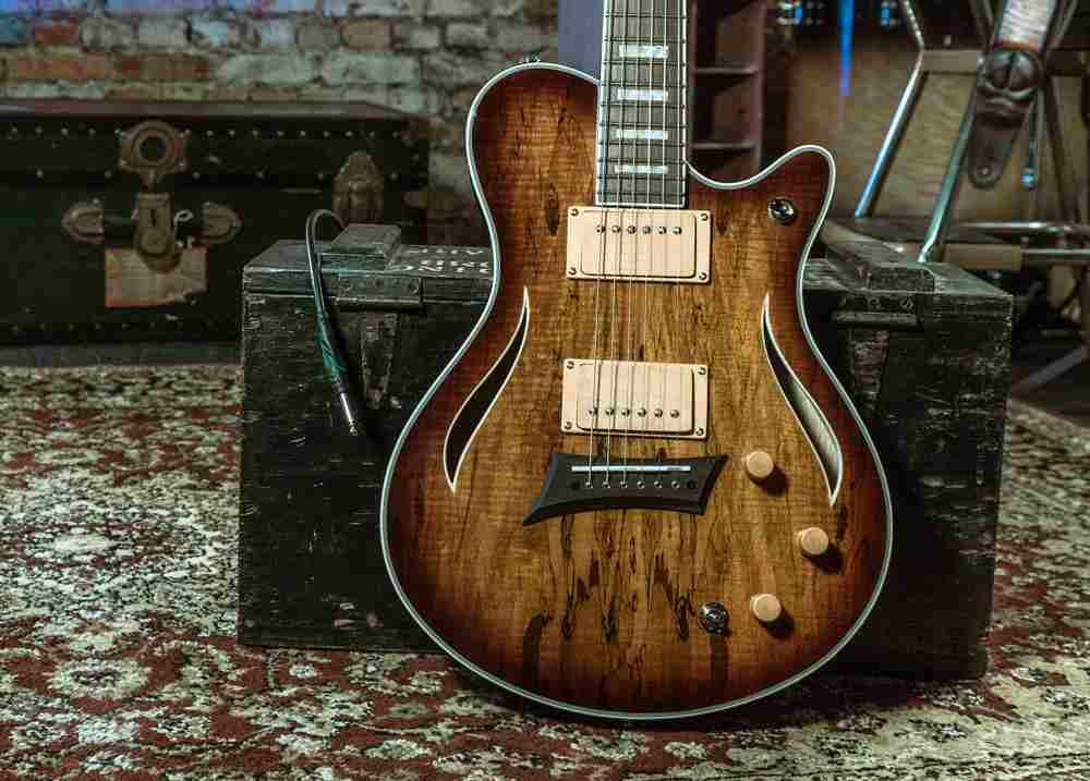 MICHAEL KELLY HYBRID SPECIAL - Chitarra ibrida elettrica/acustica - Spalted burst