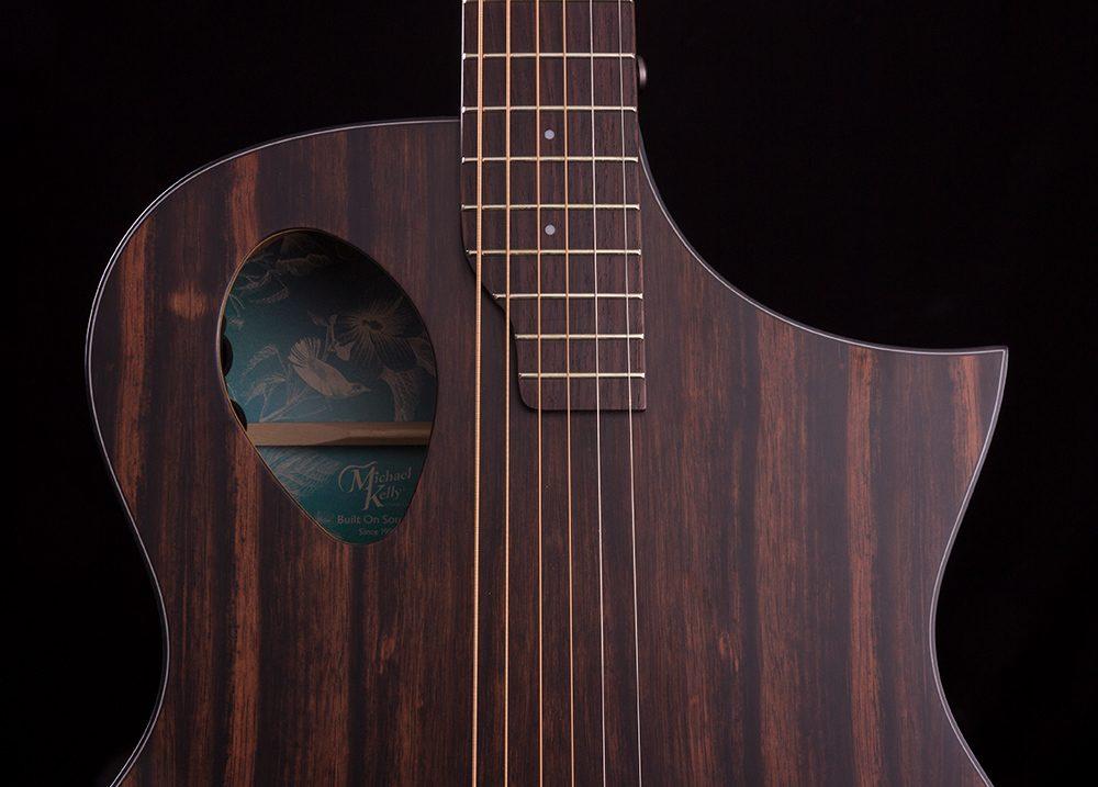 MICHAEL KELLY FORTE EXOTIC JE - Chitarra acustica elettrificata - "Port Tech" - Java Ebony