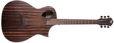 MICHAEL KELLY FORTE EXOTIC JE - Chitarra acustica elettrificata - "Port Tech" - Java Ebony