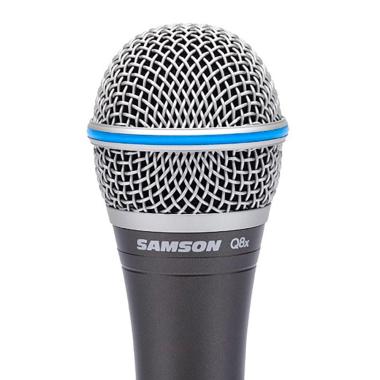 SAMSON Q8X - Microfono Dinamico - Supercardioide - c/Astuccio