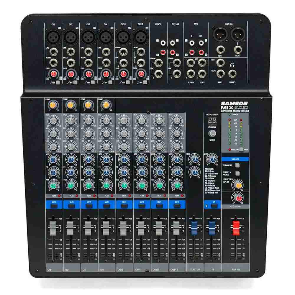 SAMSON MXP 144FX - Mixer Passivo USB con Effetti - 14 canali
