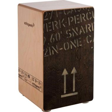 SCHLAGWERK CP404 BLK - 2inOne Snare Cajon Black Edition - Large