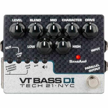 TECH21 SansAmp Character Series - VT Bass DI - preamplificatore a pedale per basso