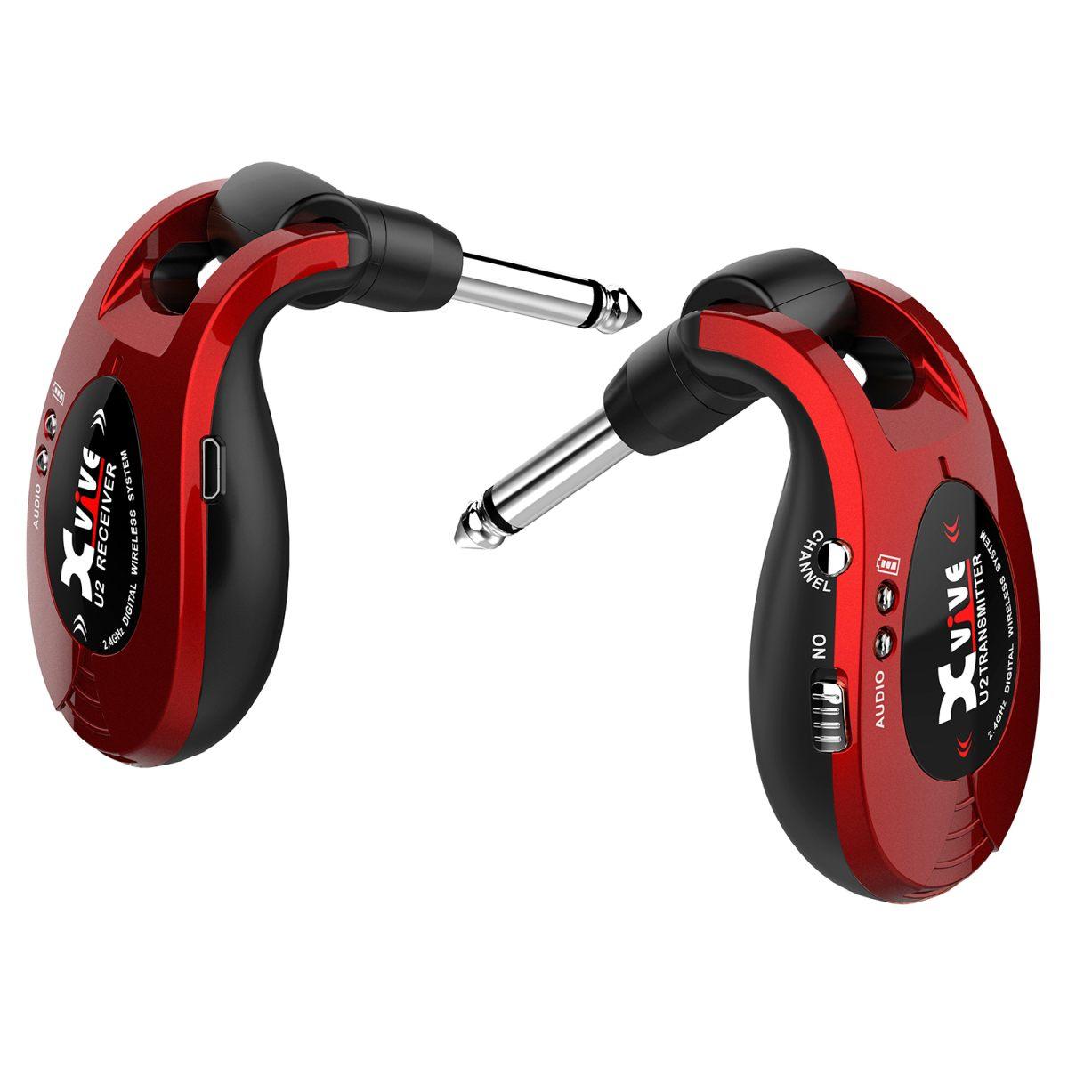 XVIVE U2 GUITAR Sistema wireless digitale - rosso metallizzato