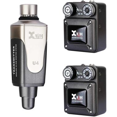 XVIVE U4R2 IN-EAR MONITOR Sistema monitor wireless digitale a 2 ricevitori