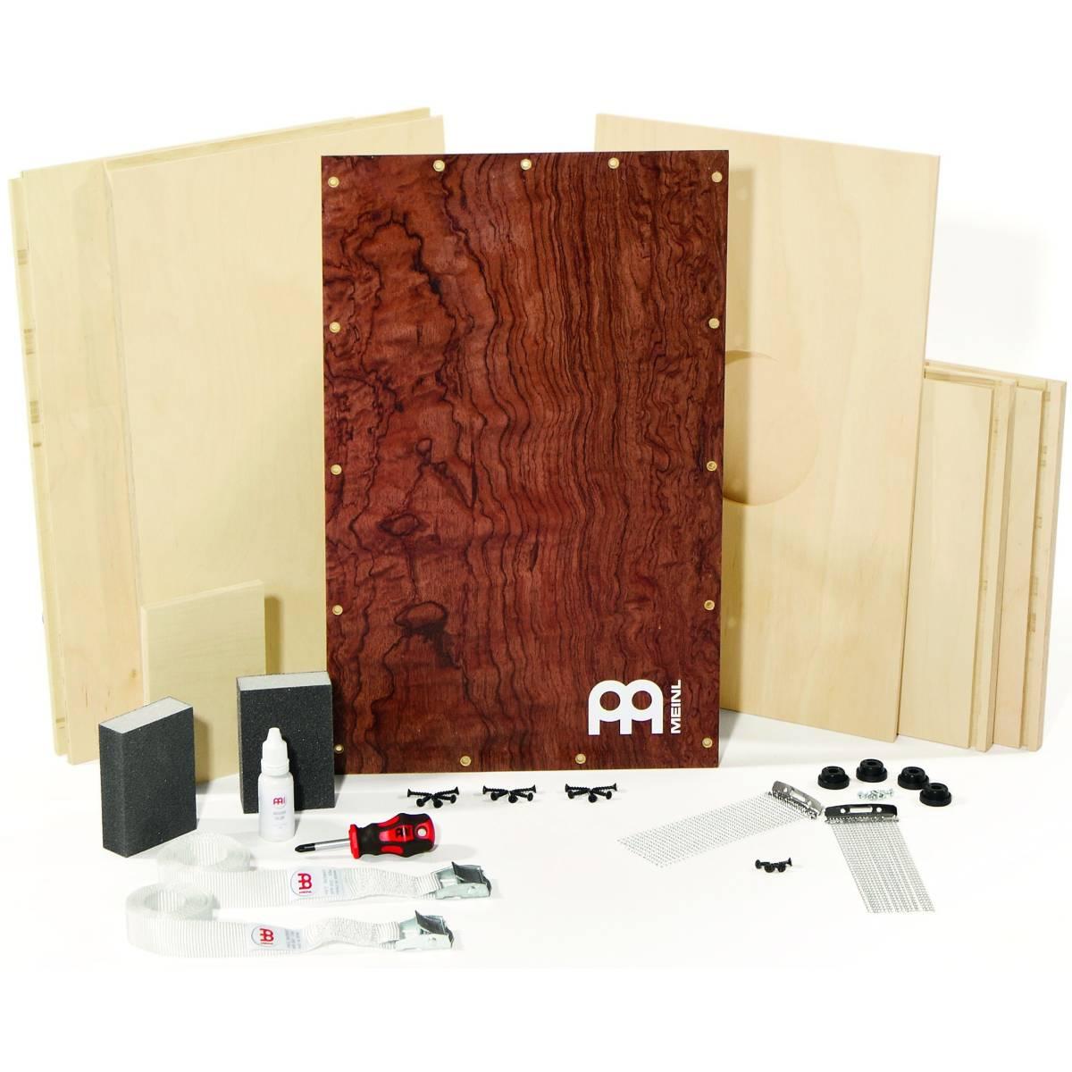 MEINL DMYO-CAJ-BU Deluxe Make Your Own Cajon, Burl Wood