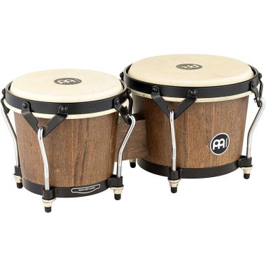 MEINL HTB100WB-M Headliner® Series HB100 / HTB100 Wood Bongo, Walnut Brown