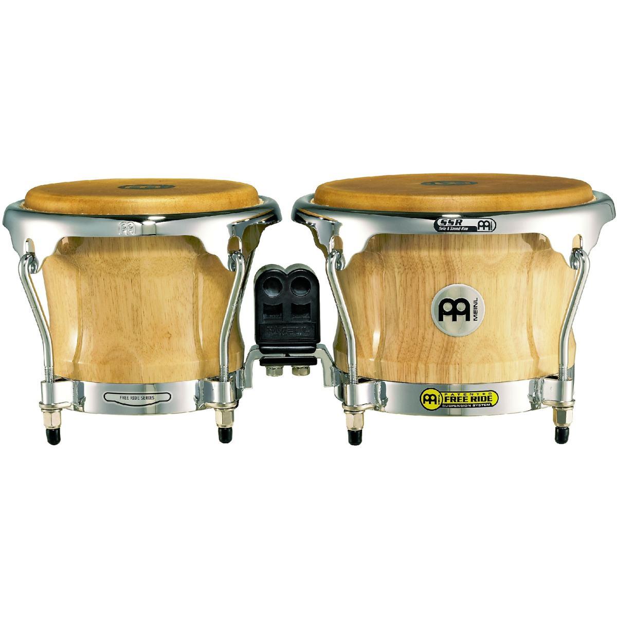 MEINL FWB400NT Professional Series FWB400 Wood Bongo, Cherry Red