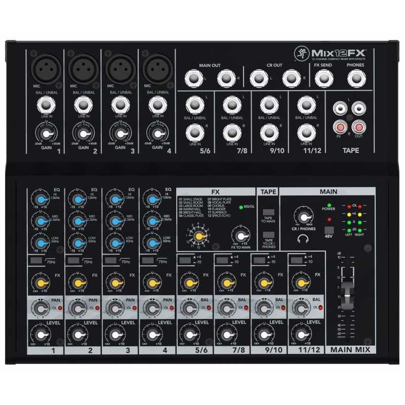 Mackie mix 12fx mixer con effetti