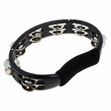 MEINL TMT1BK Tamburello in ABS nero sonagli in acciaio nichelato