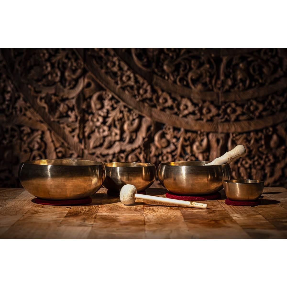 Sonic energy sb-c-2700 set campane tibetane da 4 pezzi cosmos therapy 250/650/800/1000 g