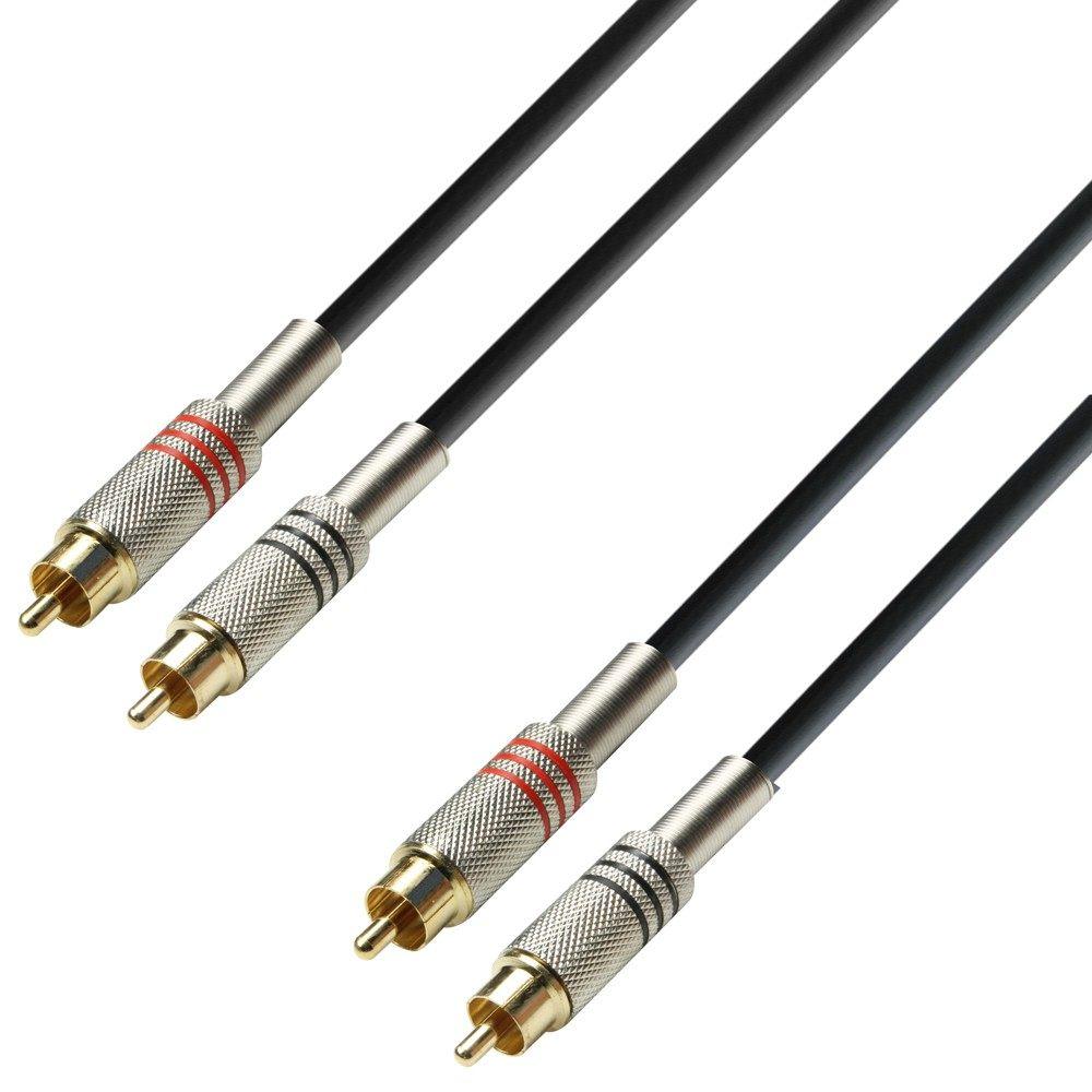 ADAM HALL K3 TCC 0300 CAVO 2 RCA M / 2 RCA M 3mt