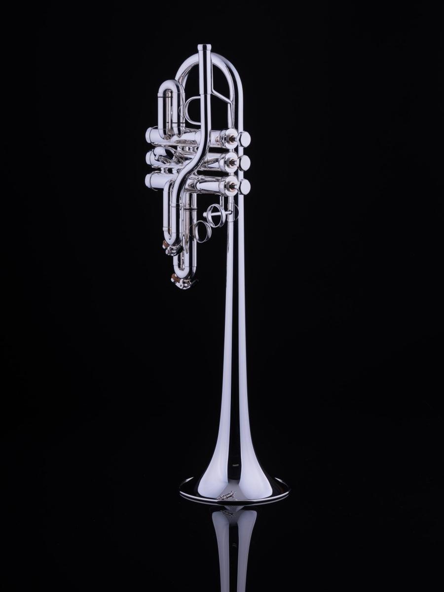 SCHAGERL PHOIBE MEISTER TROMBA IN Eb SILVER PLATED SN 11497ML