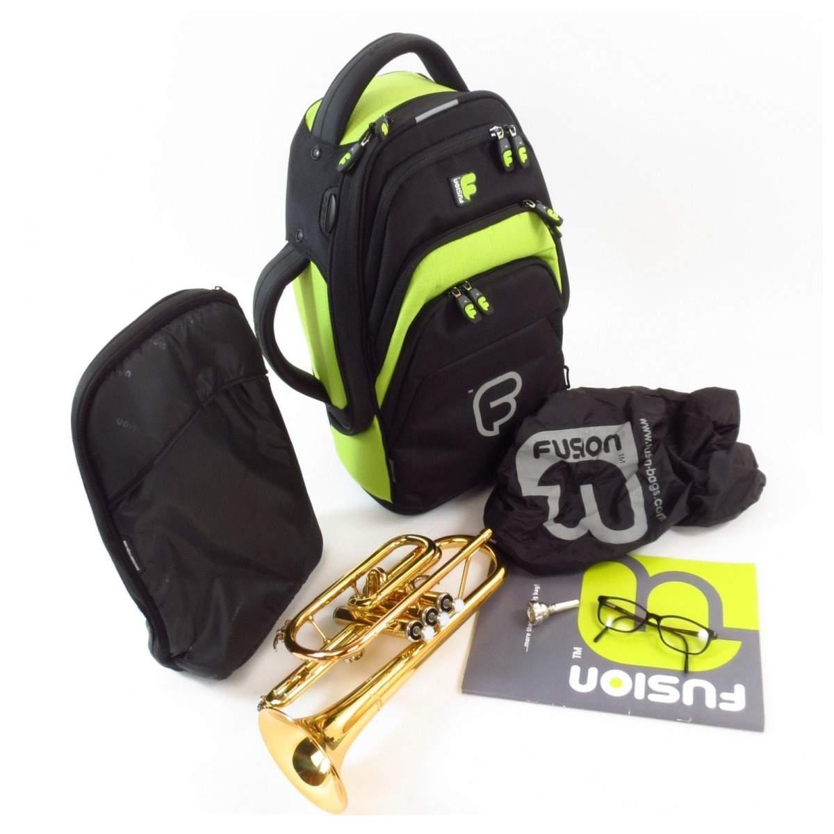 FUSION PB-01-L Cornetta Black/Lime